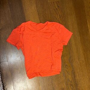 Lululemon Red Workout Top